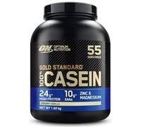 Optimum Nutrition Gold Standard 100% Casein Slow Digesting Protein Powder con Zinc, Magnesio y Aminoácidos, Crecimiento y Reparación Muscular de Noche, Sabor Vainilla Cremosa, 55 porc., 1,82 kg