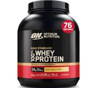 Optimum Nutrition Gold Standard 100% Whey Proteína en Polvo, 2.28kg | French Vanilla Crème, 76 Servings,24 g de Proteína,BCAA,Bajo en azúcares,Favorece el Crecimiento y la Recuperación Muscular