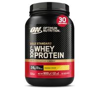 Optimum Nutrition Gold Standard 100% Whey Proteína en Polvo, 900g | Banana Cream , 30 Servings,24 g de Proteína,BCAA,Bajo en azúcares,Favorece el Crecimiento y la Recuperación Muscular