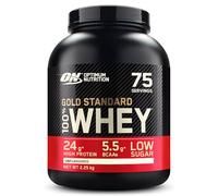 Optimum Nutrition Gold Standard 100% Whey, Proteína en Polvo para Recuperacíon y Desarrollo Muscular con Glutamina Natural y Aminoácidos BCAA, Sin Sabor, 75 Dosis, 2.25 kg