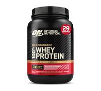 Optimum Nutrition Proteína en polvo Gold Standard 100% Whey - Glutamina y BCAA - Fresa 900 g