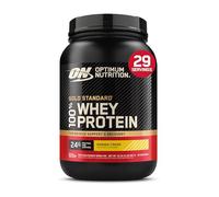 Optimum Nutrition Proteína en polvo Gold Standard 100% Whey - BCAA - Crema de Plátano 900 g
