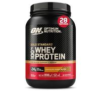 Optimum Nutrition Gold Standard 100% Whey, Proteína, Sabor Chocolate y Mantequilla de Cacahuete, 896g, 28 Servicios