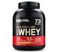 Optimum Nutrition Gold Standard 100% Whey, Proteína en Polvo, Sabor Caramel Toffee Fudge, 2.27kg, 73 Servicios