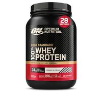 Optimum Nutrition Proteína Gold Standard 100% Whey, BCAA, Cookies & Cream, 896 g (28 servicios)