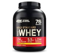 Optimum Nutrition Gold Standard 100% Whey, Proteína en Polvo para Recuperacíon y Desarrollo Muscular con Glutamina Natural y Aminoácidos BCAA, Sabor Crema de Banana, 76 Dosis, 2.28 kg