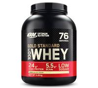 Optimum Nutrition Gold Standard 100% Whey, Proteína en Polvo para Recuperacíon y Desarrollo Muscular con Glutamina Natural y Aminoácidos BCAA, Sabor Helado de Vainilla, 76 Dosis, 2.28 kg