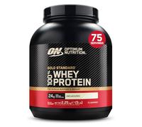Optimum Nutrition Gold Standard 100% Whey, Proteína en Polvo, Sin Sabor, 2.25kg, 75 Servicios, Paquete Puede Variar