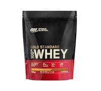 ON Gold Standard 100% Whey para apoyo y reparación muscular, proteína alta en contenido, bajo en azúcar con Glutamina y BCAA naturales, sabor chocolate y mantequilla de cacahuete, 15 porciones, 480 g