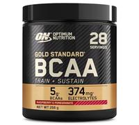 Optimum Nutrition Gold Standard BCAA en Polvo, Sabor Frambuesa y Granada, 266g, 28 Servicios