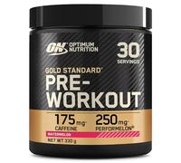 Optimum Nutrition Gold Standard Pre-Entreno en Polvo, Bebida Energética Sabor Sandía, 330g, 30 Servicios