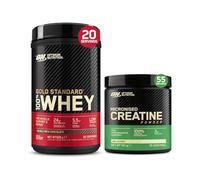 Optimum Nutrition Performance Kit con Monohidrato de Creatina Micronizada en Polvo Sin Sabor, 187 g y Gold Standard 100% Whey Protein Powder Double Rich Chocolate, 620 g