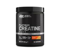 Optimum Nutrition Platinum Creatina Plus en Polvo, Sabor Naranja, 350g, 50 Servicios