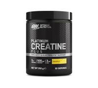 Optimum Nutrition Platinum Creatina Plus en Polvo, Sabor Piña, 350g, 50 Servicios