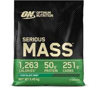 Optimum Nutrition Serious Mass Proteína para Ganar Peso, Sabor Chocolate y Menta, 5.45kg, 16 Servicios