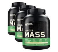 Optimum Nutrition Serious Mass Proteína para Ganar Peso, Sabor Vainilla, 2.73kg, 8 Servicios (Paquete de 3)