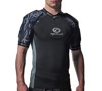 Optimum Razor Protective Top Hombreras Protectoras para Hombre, Black/Silver, Large Boys (X-Small)
