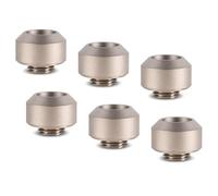Optimus Hardtube Fittings, 14mm, 6er Pack mit Werkzeug - Satin Nickel