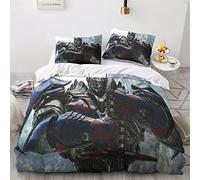 Optimus Prime Juego De Ropa De Cama Juego De Funda De Edredón con Cierre De Cremallera, Juego De Funda De Edredón para Niños Adolescentes Adultos, Juego De 3 Piezas King（220x240cm）