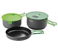 Optimus Terra Camp 4 Kochtopfset Juego de ollas para Exteriores, Unisex Adulto, Antracita, Talla única