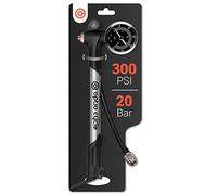 Optio Cycle Bomba Suspension MTB 300 PSI / 20 Bar - Bomba de Horquilla MTB con Manómetro | Shock Pump para Horquilla y Amortiguador | Compatible con Fox, RockShox, Manitou