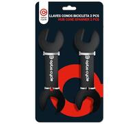 Optio Cycle Llave Conos Bicicleta 2X - Set de Llave Buje Bici 13-17 mm | Llave Pedales Bicicleta y Buje MTB | Llave Direccion Bicicleta Ligera y Precisa para Reparación y Mantenimient