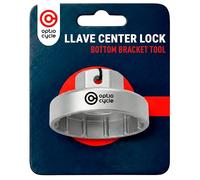 Optio Cycle Llave Pedalier - Center Lock Llave para 12-Dientes Sistemas SRAM Dub, Race Face Cinch, Rotor BSA30 | Herramienta Pedalier Bicicleta