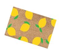 Option 1 Summer Door Mat - Floral Print Welcome Rug, Hello Summer Decorative Pattern with Non Slip Rubber Backing, Weather Resistant Low Profile Texture, Ideal for Front Porch and Workplace Entrances