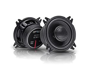 Option AIR - Sistema de Altavoces Coaxiales de Sonido Potente (100 x 10 cm, 2 vías, tweeter de 25 mm, con cúpula de tejido, 70 W RMS, 3 ohmios)