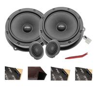 Option Altavoces compatibles con Dacia Duster DJF (3ª generación, a partir de año de fabricación 2024) - Plug & Play - Altavoz frontal de 16,5 cm con tweeter de seda de 20 mm - 55 WRMS, 3 ohmios