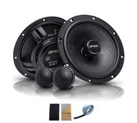 Option Altavoces compatibles con Opel Combo (tipo E, 1ª Facelift, a partir de 2024) - Sistema de altavoces frontales Plug & Play - 165 mm de 2 vías, 70 W RMS, 3 ohmios, 89 dB
