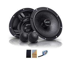 Option Altavoces compatibles con Opel Combo (tipo E, 1ª Facelift, a partir de 2024) - Sistema de altavoces frontales Plug & Play - 165 mm de 2 vías, 70 W RMS, 3 ohmios, 89 dB