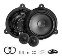 Option Altavoz compatible con Renault Master IV (RDA/RDB/RDC) - Sistema de altavoces frontal 100% Plug & Play con tweeter de 25 mm, 75 W RMS, alta eficiencia