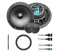 Option Juego de altavoces de 16,5 cm compatible con Mercedes Sprinter W907 Transporter, autocaravanas, autocaravanas, sistema frontal de 2 vías con tweeter de 20 mm, 55 WRMS, 3 ohmios, alta eficiencia