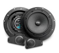 Option Juego de altavoces de 16 cm, compatible con VW T5, sistema frontal de 2 vías Plug & Play
