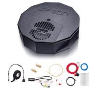 Option Kit de subwoofer compatible con Skoda Kodiaq (2ª generación, año de construcción a partir de 2024, con sistema de sonido Canton de fábrica) - Plug & Play Activo Subwoofer con kit de cable de