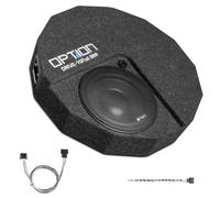 Option Subwoofer Upgrade compatible con VW T-ROC (año de construcción a partir de 2017, con sistema de sonido Beats de fábrica) - Plug & Play Reequipamiento DRIVE10FLAT-BRP-D2 Subwoofer de rueda de