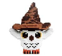 OptiPlay Juego de Bloques de Construcción, 4150 PCS Wizard World Owl DIY Building Blocks, 28 CM Animales Ladrillos,Juguetes de Construcción Búho, Regalos para Adultos, Familia, Amigo