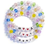 OptiPlay Pulsera Kpop Merch, 3 Pulseras Set de Anime Rumi Zoey Mira, Joyería de Accesorios de Amistad, para Regalos de Mercancía de Cosplay de Zoey Rumi Mira