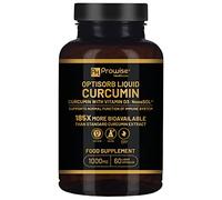 Optisorb Curcumina líquida con vitamina D - 60 Liqcaps | 185x Biodisponibilidad de cúrcuma y curcumina - Ultra biodisponible | Cápsulas líquidas con dosis diaria de 1000 mg de NovaSOL