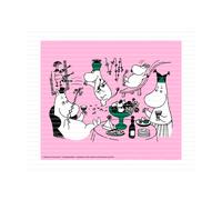 Opto Design Paño de cocina Moomin 80. 17x20 cm Rosa