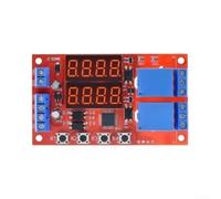 Optoacoplador aislado para módulo de relé de retardo de tiempo, 2 canales | Módulo de interruptor de retardo de tiempo programable de 2 canales, relé temporizador CC 5 V 12 V 24 V 10 A con protección