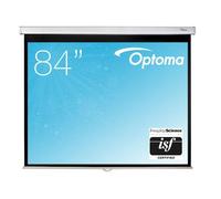 Optoma Optoma DS-3084PWC Pantalla de Proyección 84" Manual 16:9 Pantalla de proyección manual Optoma con formato panorámico 16:9, diseñada para