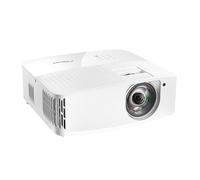 Optoma Proyector UHD35STx de Corto Alcance para Juegos y Entretenimiento en el hogar 4K UHD | 3.600 lúmenes para visualización con Luces | Frecuencia de actualización de 240 Hz y Tiempo de Respuesta