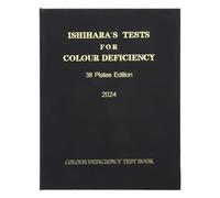 Optometría óptica oftálmica Ishihara libro 38 placas daltonismo deficiencia de color libro de prueba para conductor escuela daltonismo libro de prueba