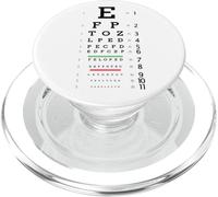 Optometrista Snellen Diagrama ocular Optotipo Optometría Oftalmólogo PopSockets PopGrip para MagSafe