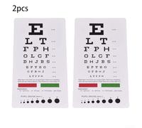 Optometry Essentials - Tabla ocular de PVC con regla PD para evaluaciones precisas de la visión en casa o (GJC23-2 piezas)