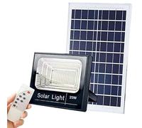 Optonica Proyector LED Solar 20 W 1800 Lm 6,4 V/11 Ah - Blanco Día 6000 K