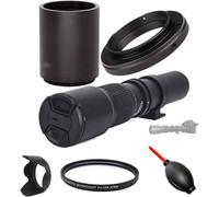 OPTURA HD 500mm/1000mm f/8 - Teleobjetivo manual para Nikon D5600 D5500 D5300 D5200 D5100 D3500 D3400 D3X D3300 D3100 D3200 D7500 D7500 D77 200 D. Lentes de cámara 7000 D7100 D750 D90 D850