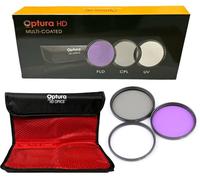 OPTURA HD - Kit de filtro de lente multicapa de 67 mm UV/FLD/CPL para Nikon COOLPIX P900/P950 (67 mm)